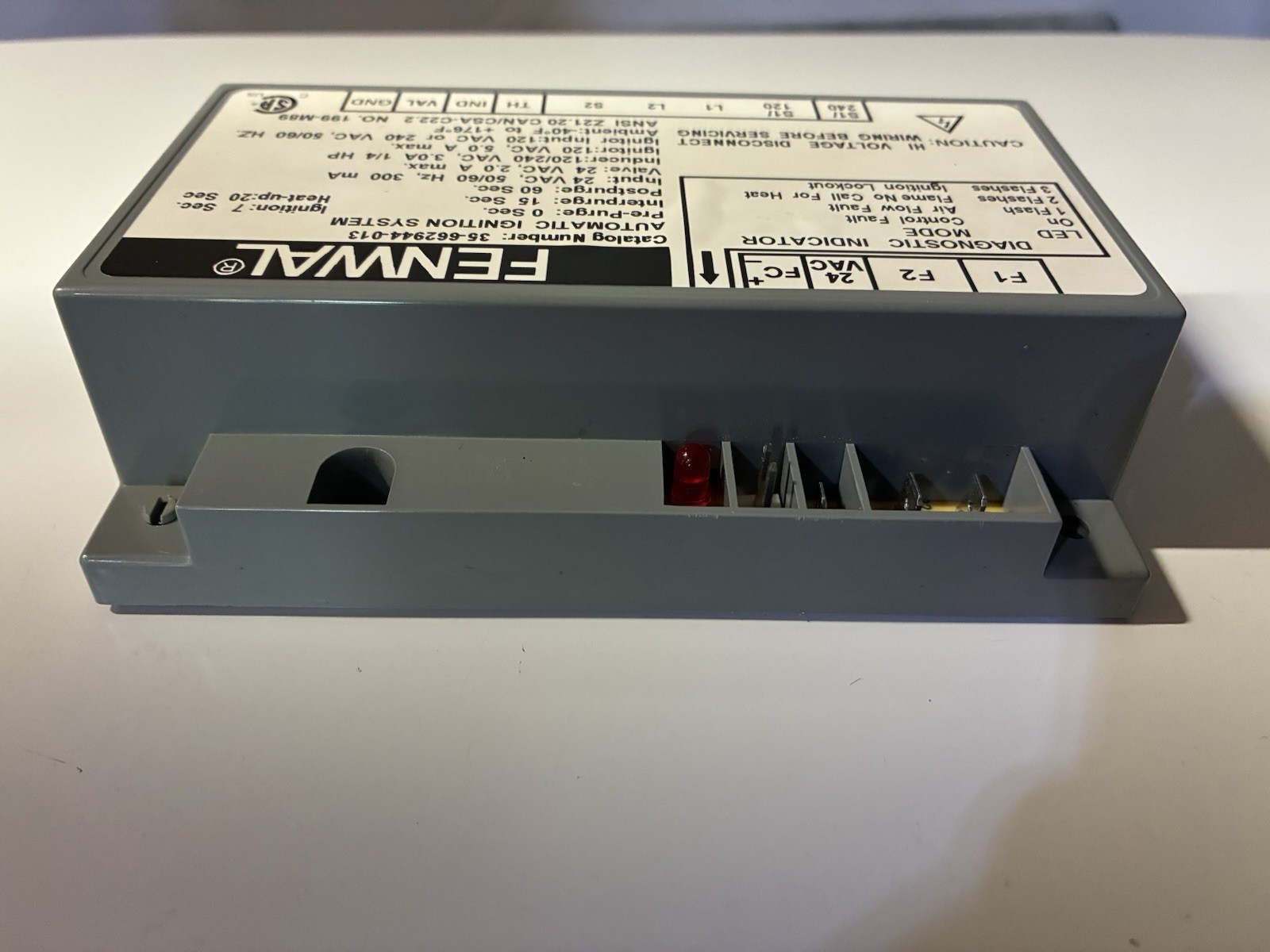 Fenwal Automatic Ignition System Control Module 120/240 VAC MPN 35-662944-013