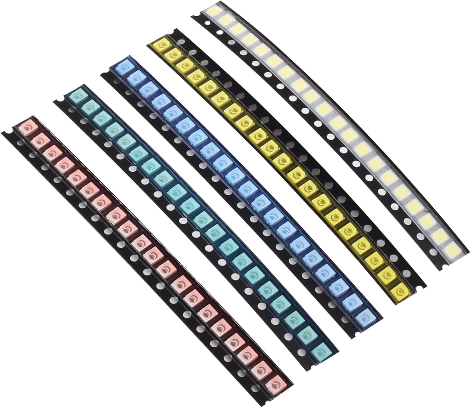 200pcs SMD LED Diodes Kit 3528/1210 Lights Assorted Multi-colored
