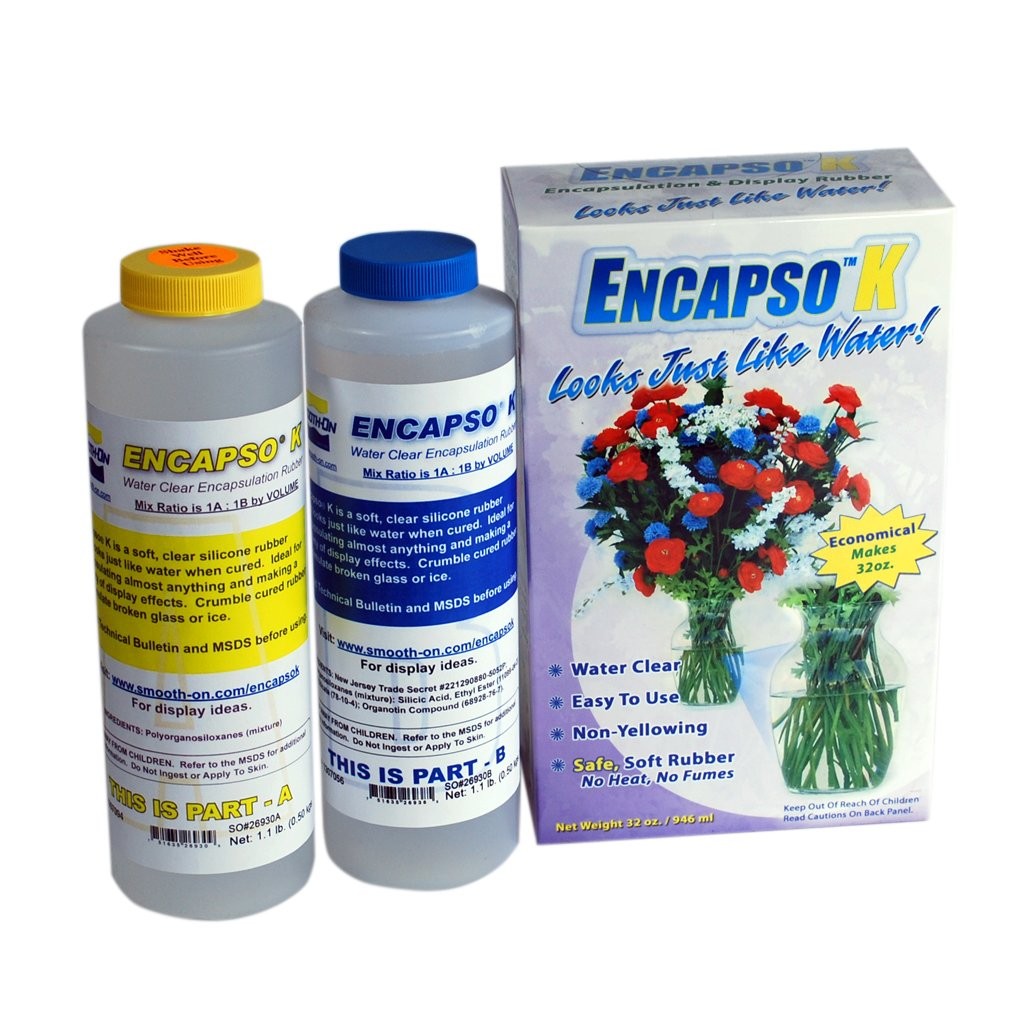 Encapso K Water Clear Casting Encapsulation Rubber - 1 Pint