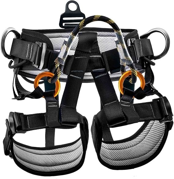 Climbing Belts, Thicken Professional Large Size Safety Seat Belts for Tree Climb