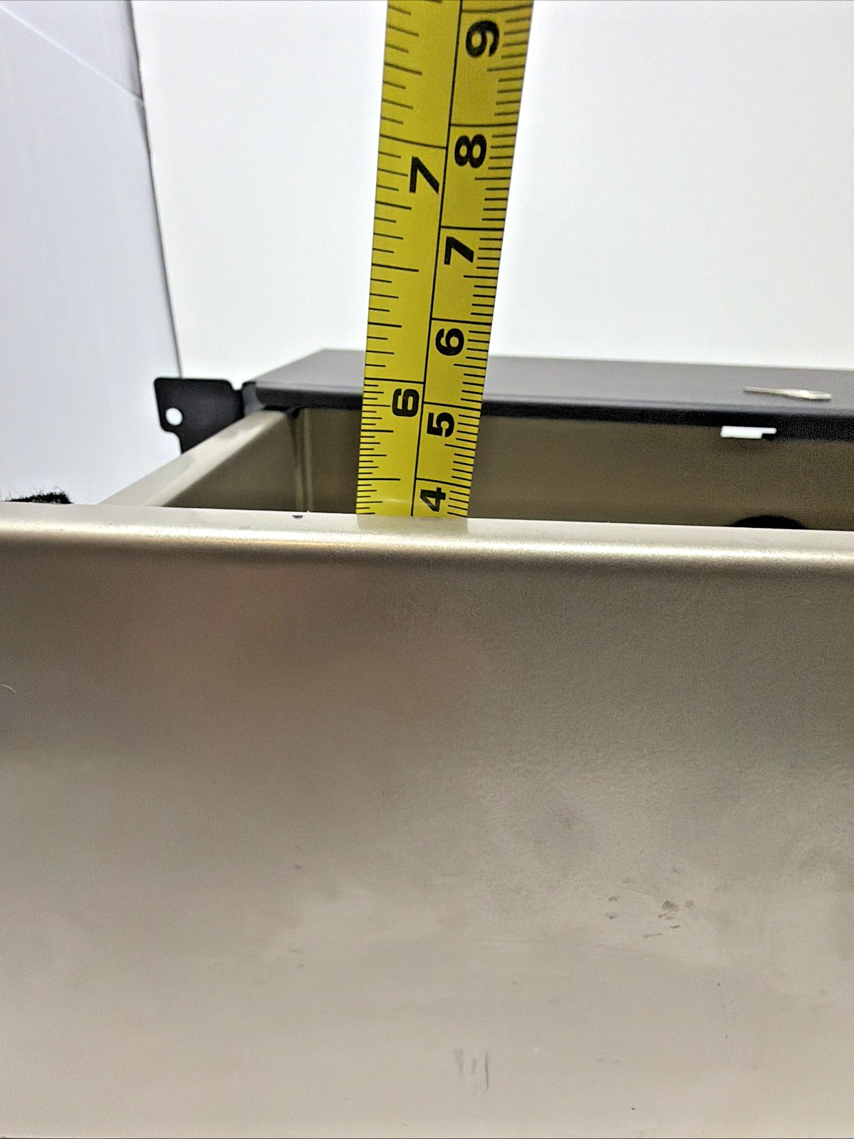 Locking 3U Rack Mount Drawer 20.5" Wide 8" Deep w/ Key Cable Pass Through
