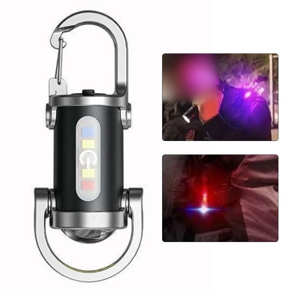 For Outdoor for MINI Keychain Flashlight With USB Functionality