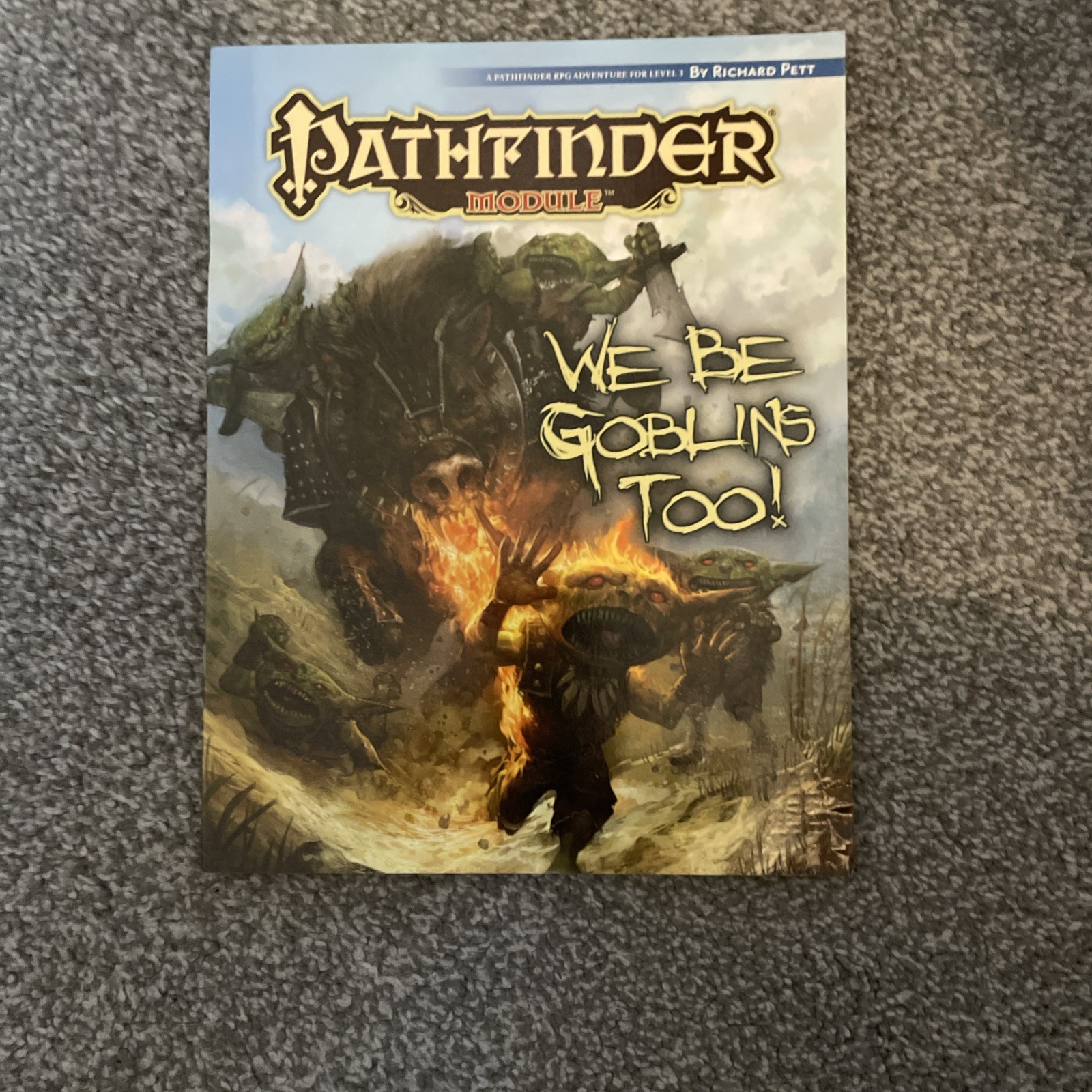 Pathfinder Module We be goblins too booklet