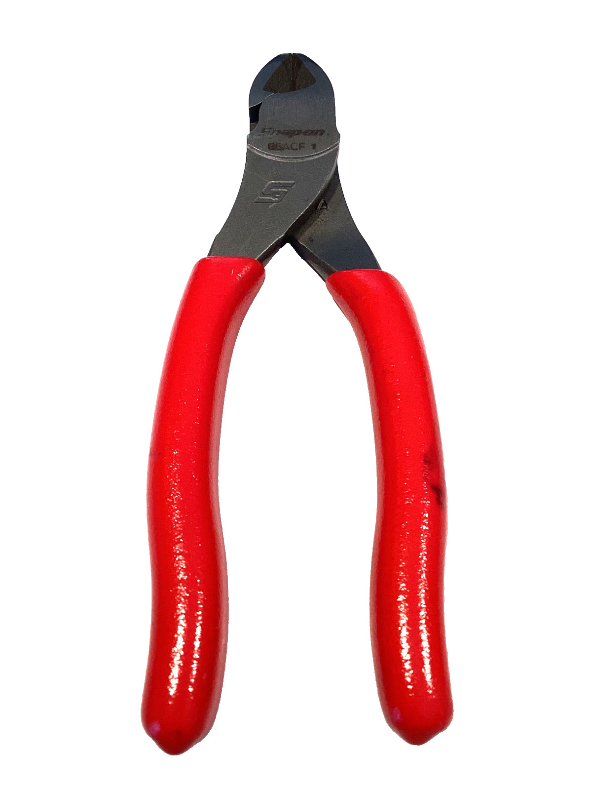 Snap on Tools USA NEW RED Soft Grip Vector Edge Diagonal Cutter Pliers 86ACF