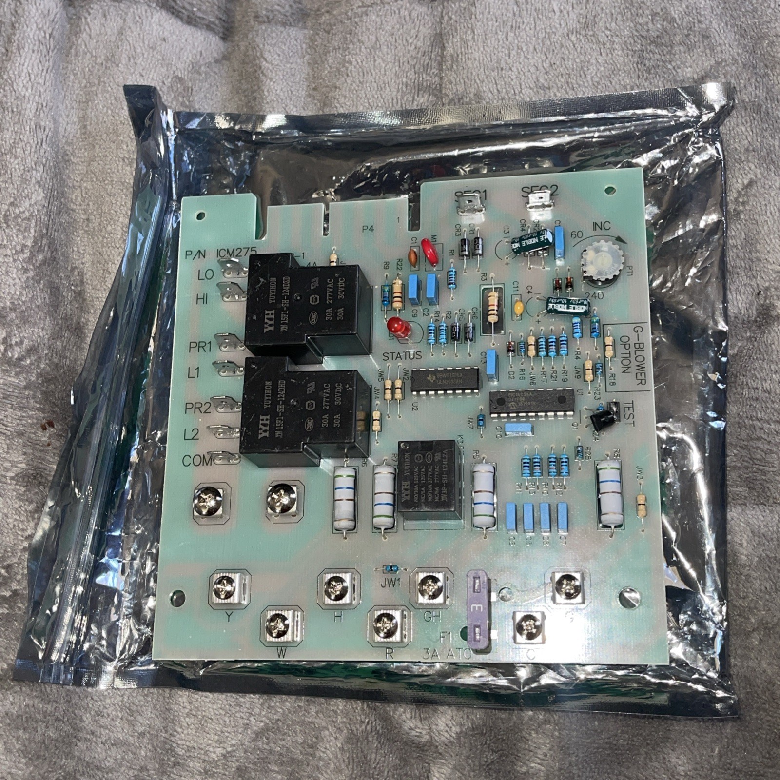 ICM275 FAN BLOWER CONTROL BOARD - NEW NO BOX