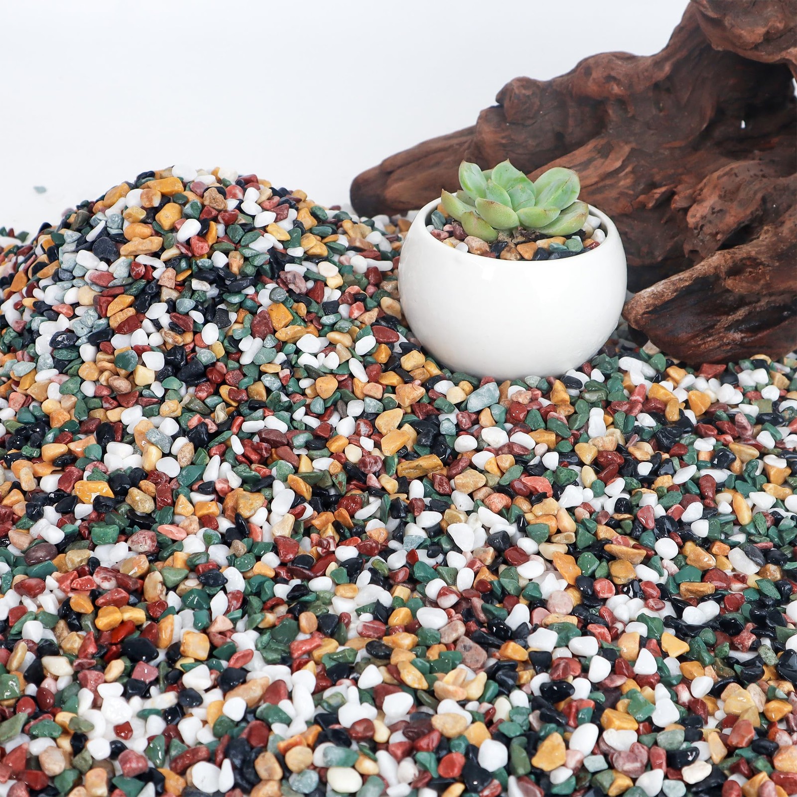 7lb Aquarium Gravel for Plants 1/4Inch Fish Tank Succulent Cactus and Bonsai