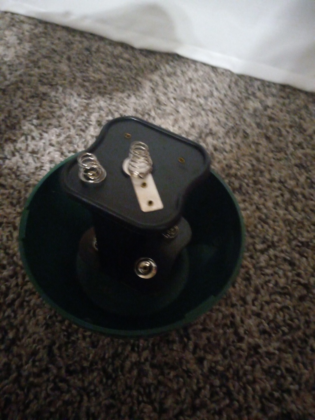 Vintage Camping Light Battery Powered Green White 2 Settings