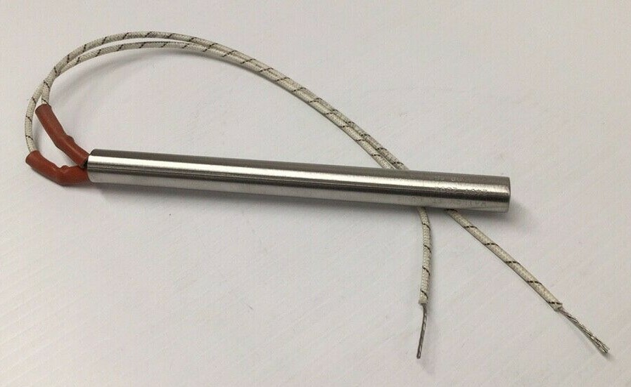 Watlow J6A171-L12 Cartridge Heater Element 1/2" OD 6" Element 12" Dual Cable
