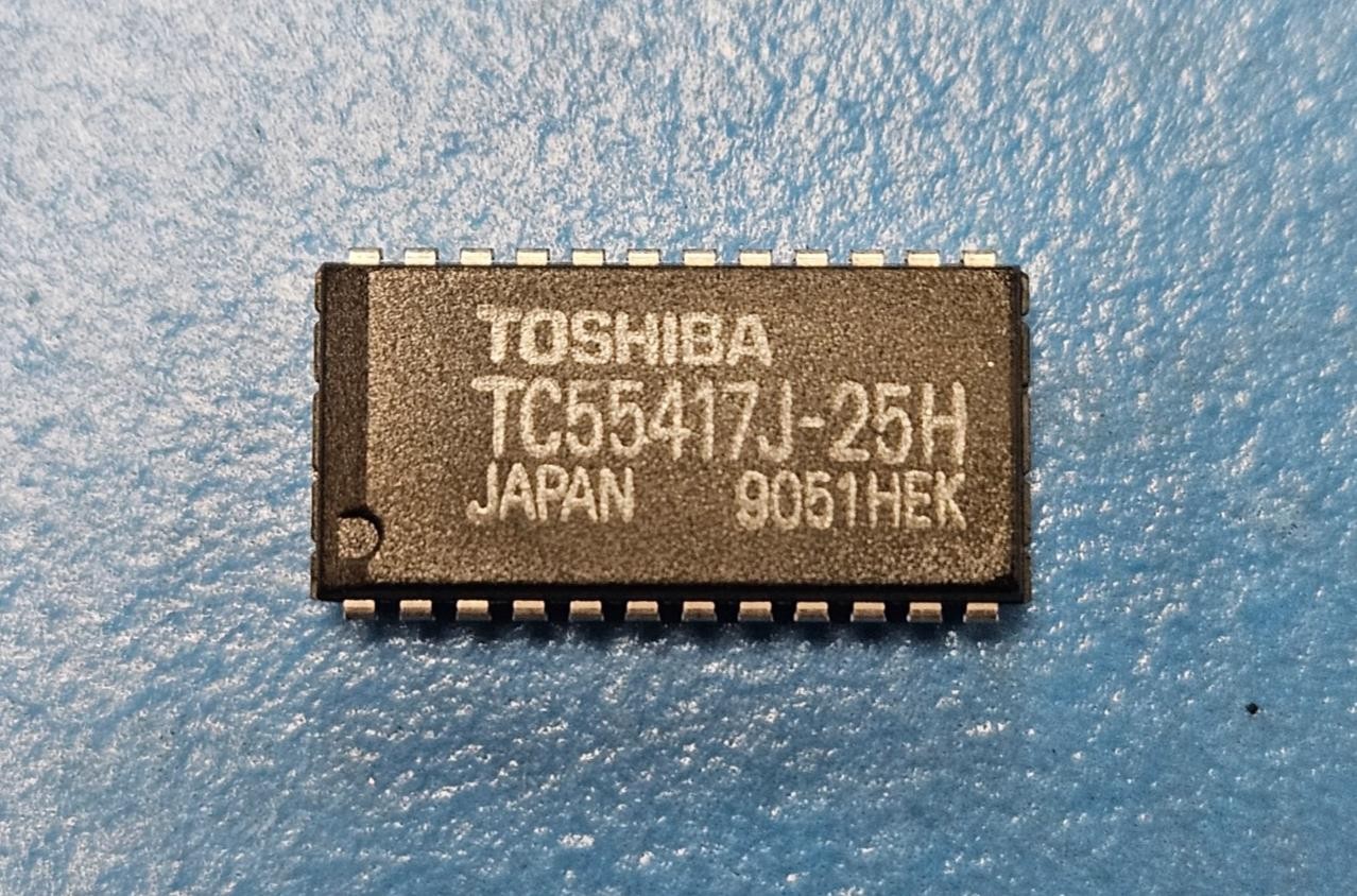 (2PCS) TC55417J-25H Toshiba Cache SRAM, 16KX4, 25ns, CMOS, SOJ24
