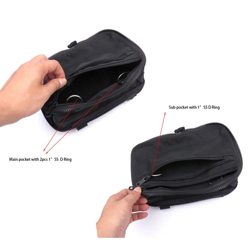 Side-mounted Back Fly BCD Storage Bag Mini Type Scuba Diving Storage Pocket