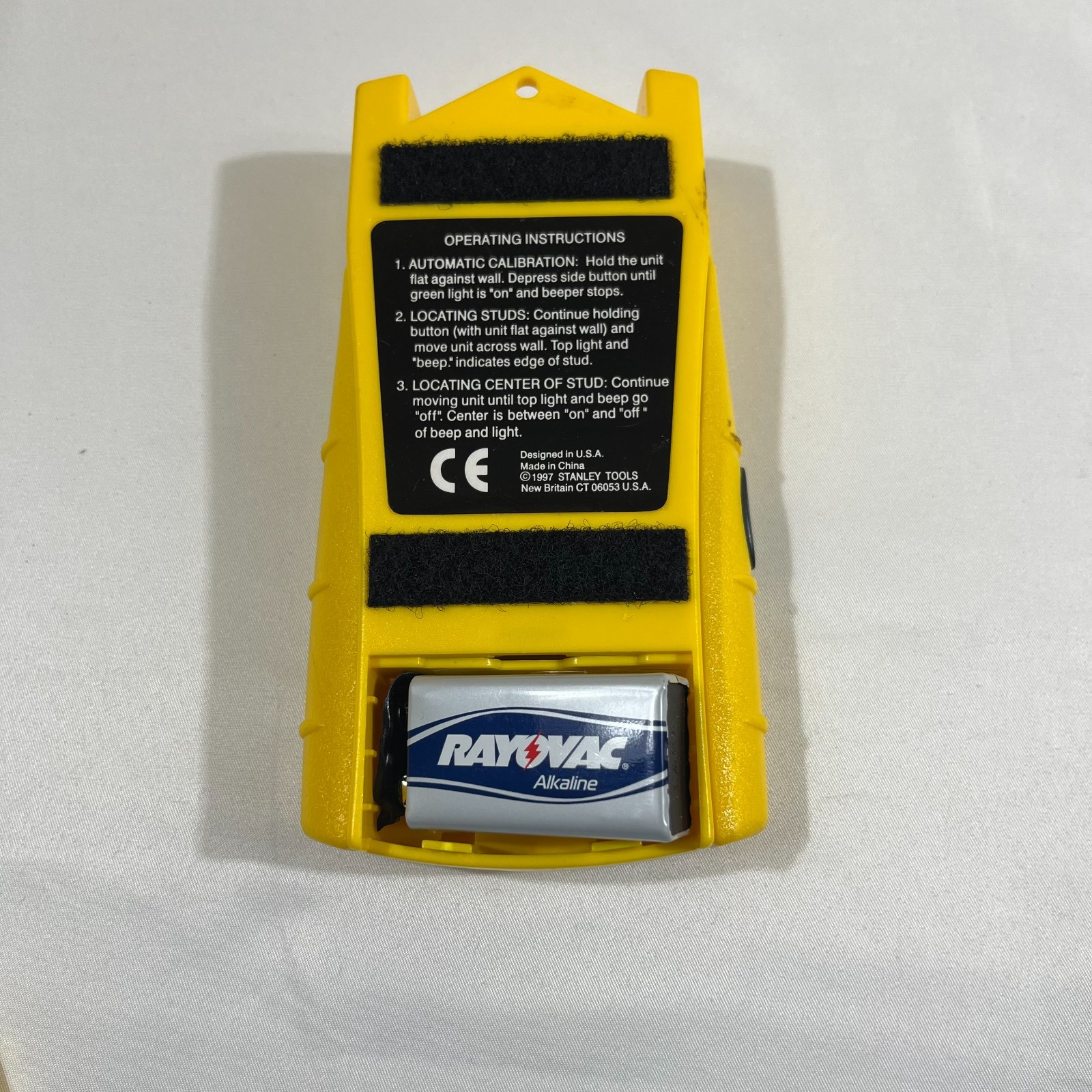 Stanley Stud Sensor 100 Edge Finder Wall Scanner Vintage 1997 Model 77-110