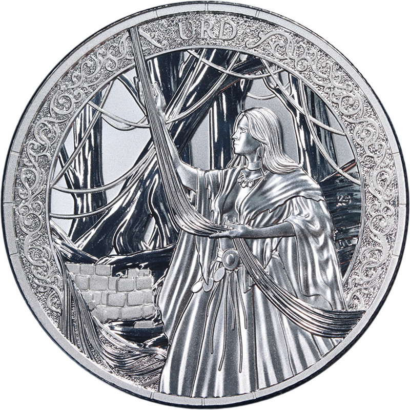 2026 Germania 1 Ounce Silver 5 Mark Mint Norns - Urd OGP COA - STOCK