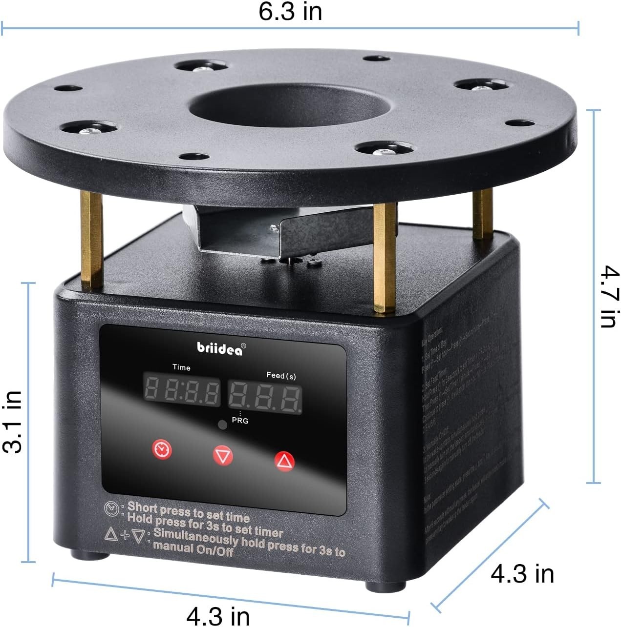 Deer Feeder Timer, All-in-One Deer Feeder Motor and Timer Kit with Programabl...