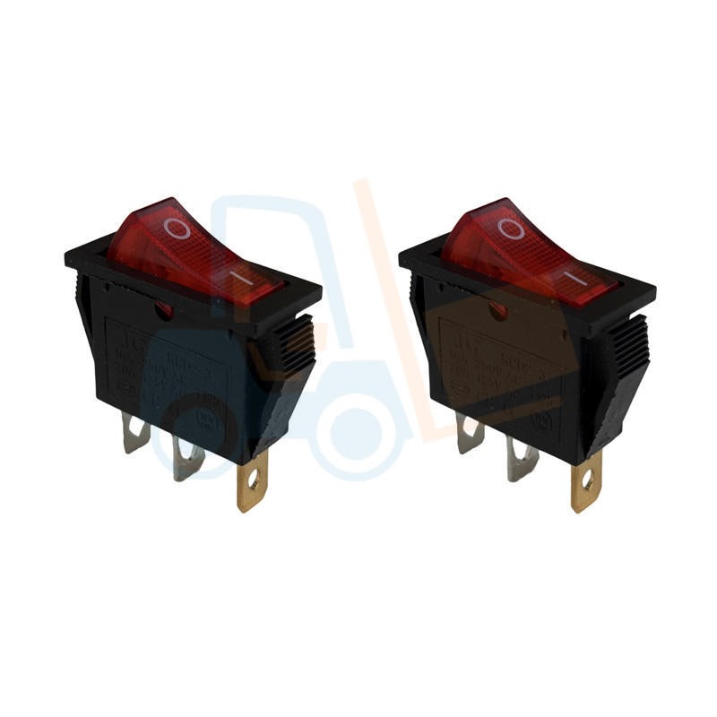 2PCS 120927-24 120 Volt Rocker Switch Lighted On-Off