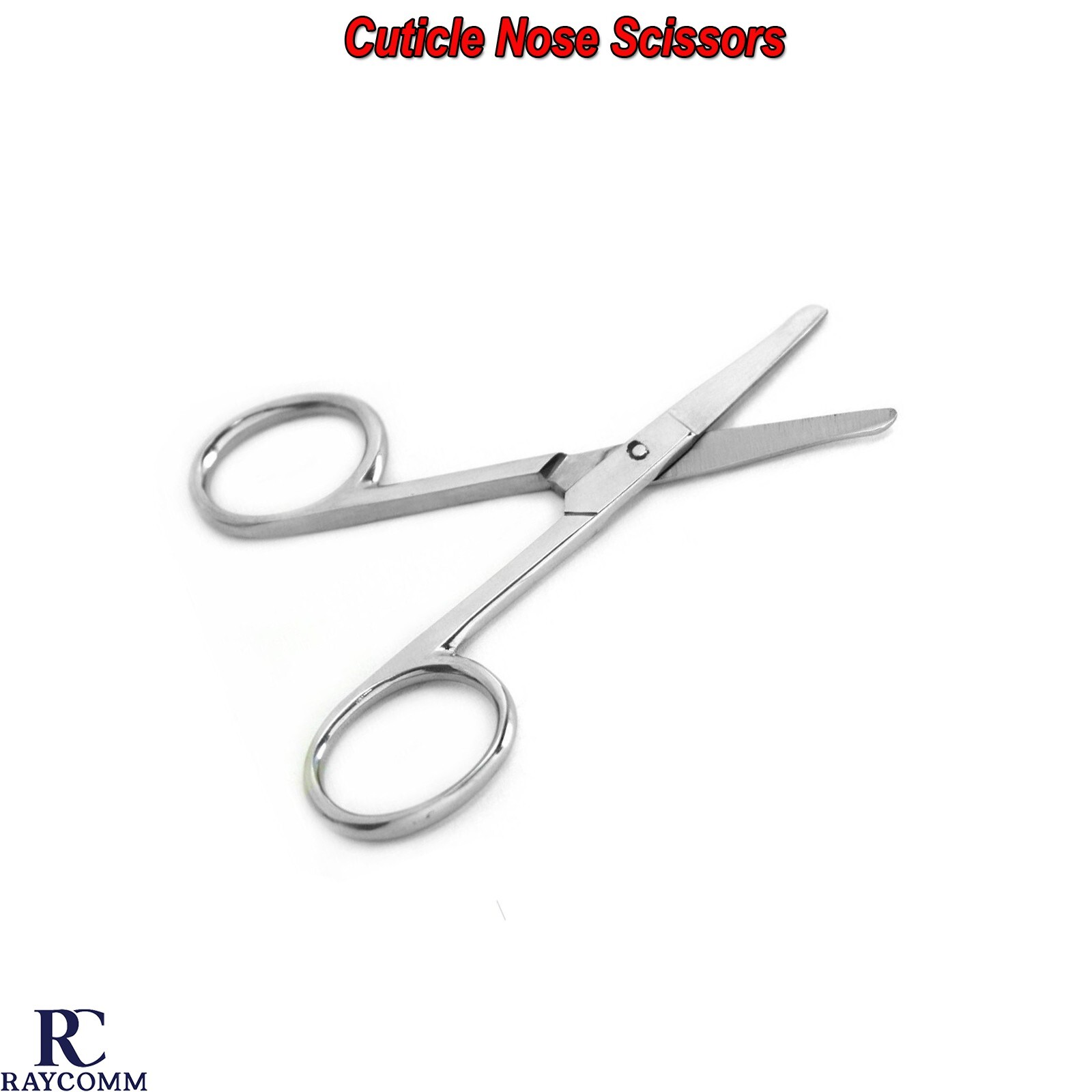 Professional Moustache Nose Hair Cuticle Manicure Pedicure Nails Safety Scissors