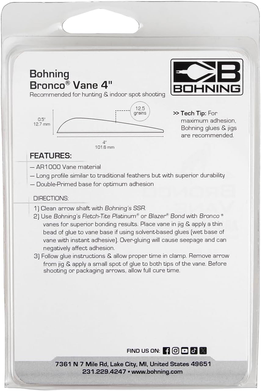 'S 10501WH4 Killer Vane 4" White 36Pk