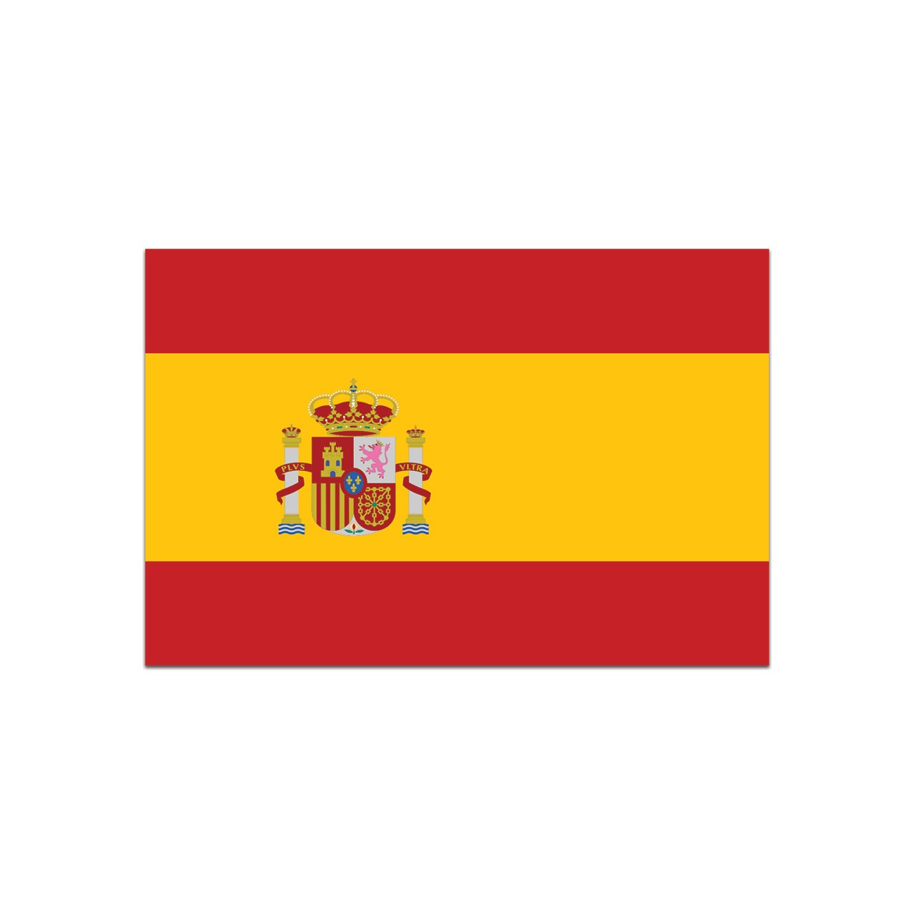Spanish Flag Sticker Decal
