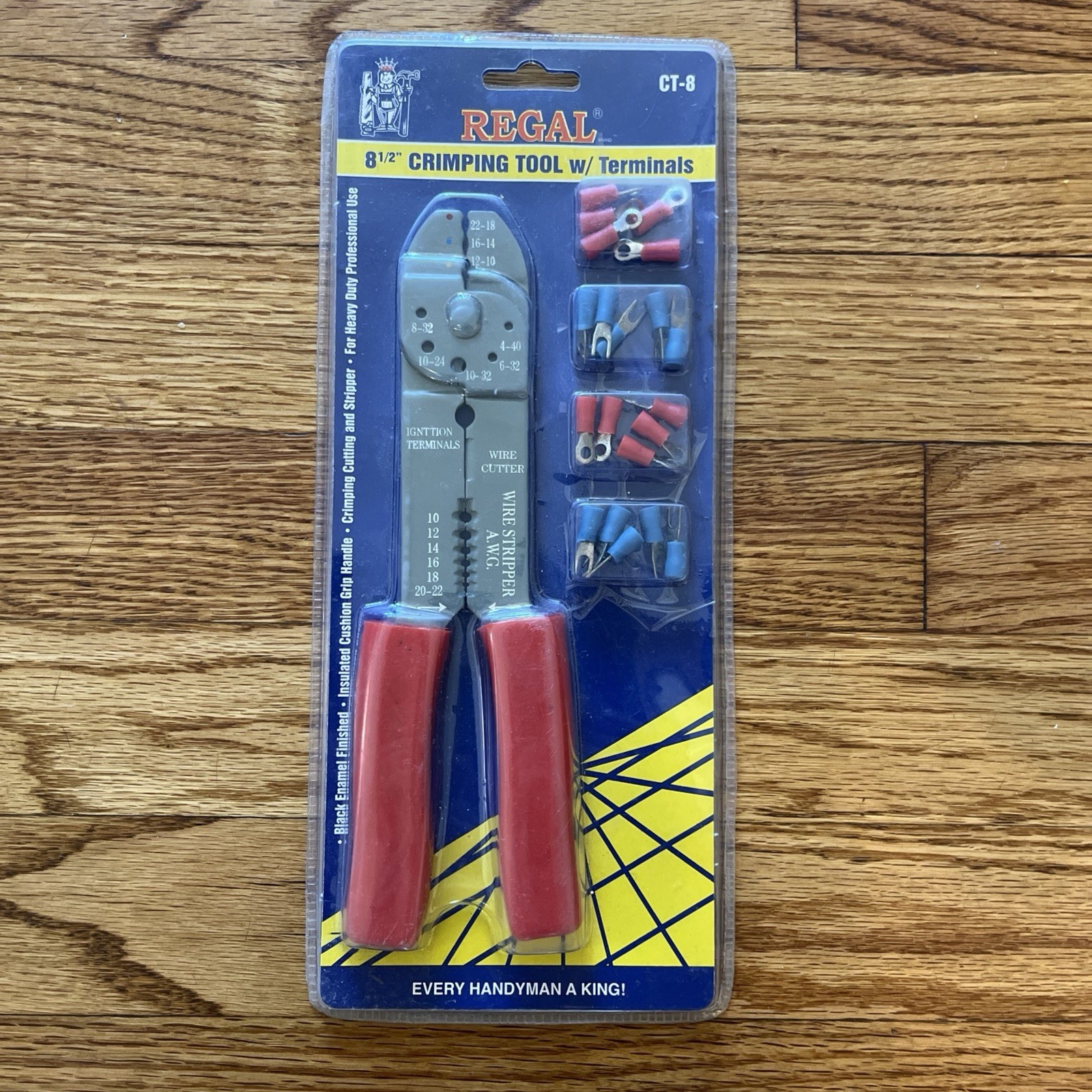 CT-8 39410 Regal 4 Way Crimping Tool Model CT-8 Free Shipping