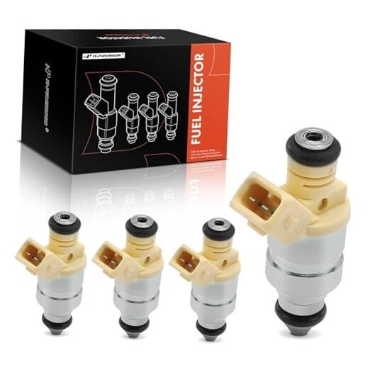 2 Holes Fuel Injectors Set of 4 Compatible with Mini R52/R53 Series Cooper