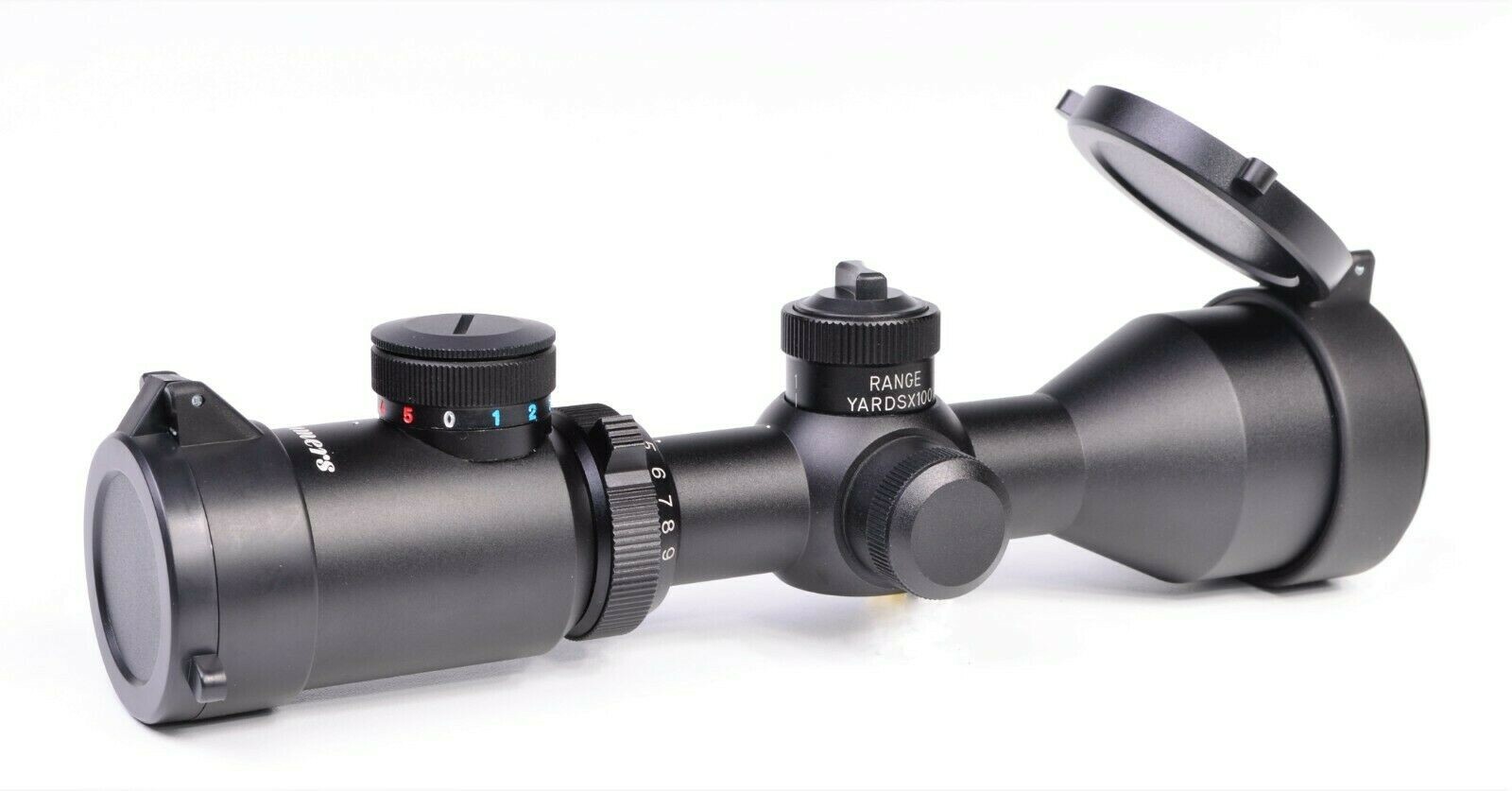 Short Compact BDC Illuminated Mil-Dot Rifle Scope 3-9x42 GDT w/ weaver Rings
