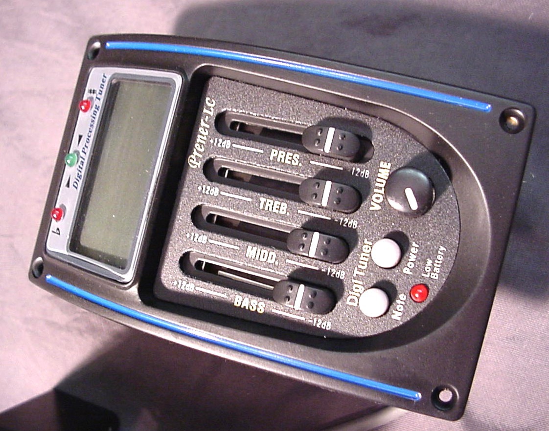 GUITAR EQ PRE-AMP PICKUP WITH TUNER PRENER LC