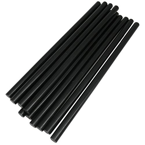 TrendBox Pack of 100 Black 7mmx200mm - Hot Melt 100 7mmx200mm,