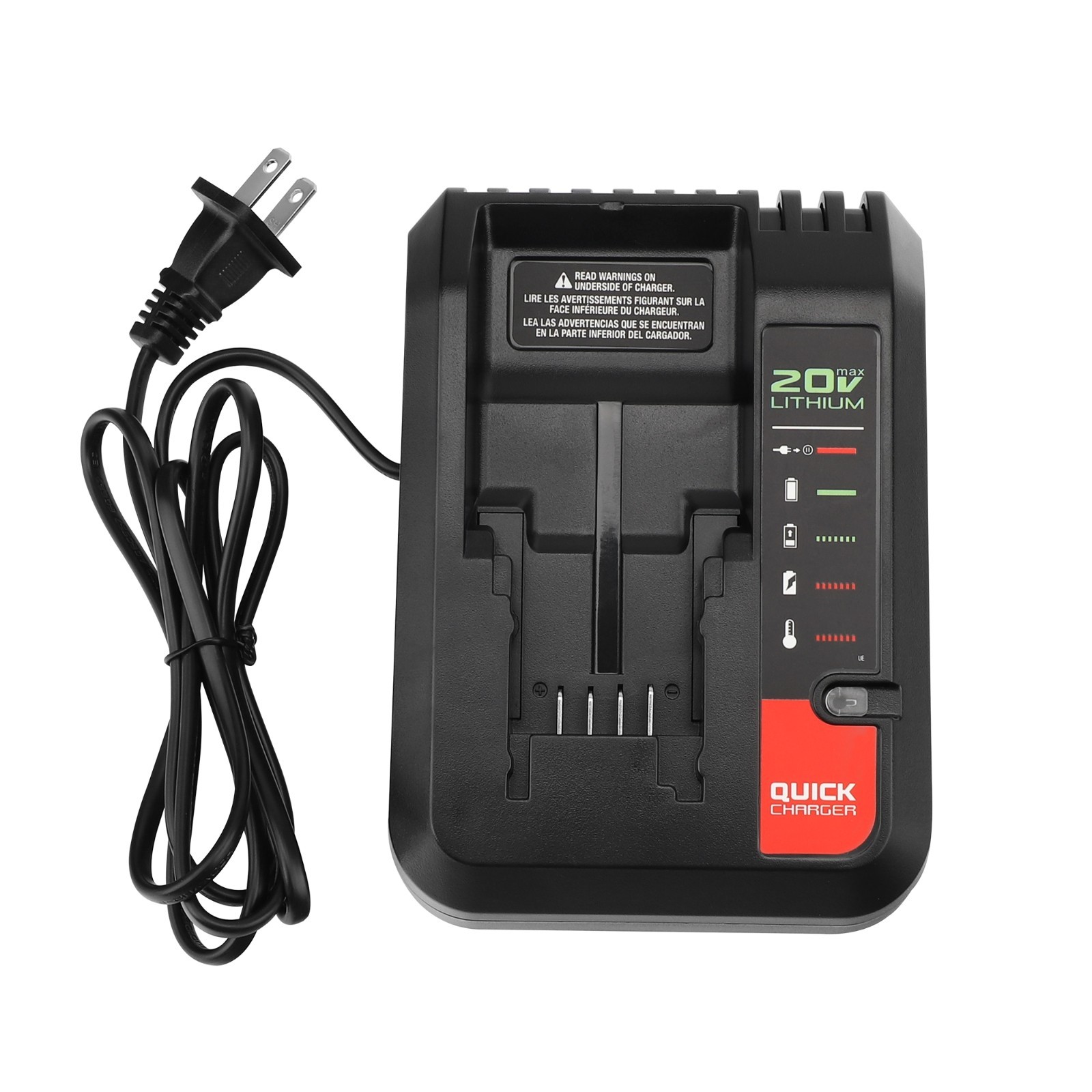 Quick Charger For For Porter Cable ALL 20-Volt MAX Lithium-Ion Battery