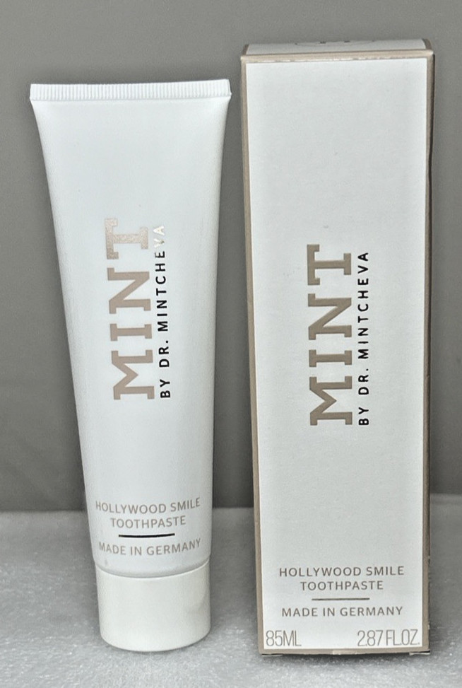 Mint By Dr. Mintcheva Hollywood Smile Toothpaste  2.87 oz NEW IN BOX!