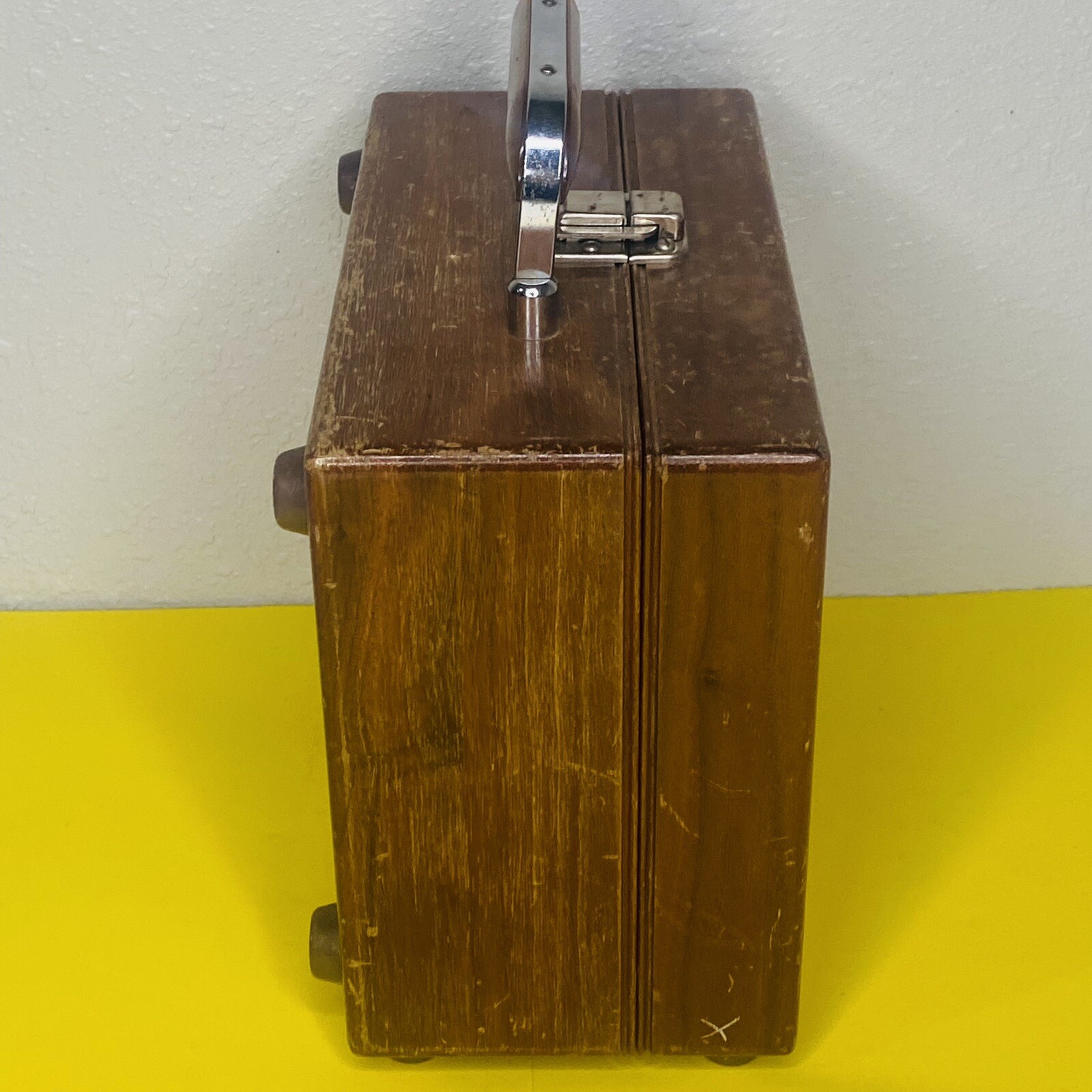 Vtg ALNOR PORTABLE PYROMETER TYPE 4200 ILLINOIS TESTING LABS Untested Wood Box