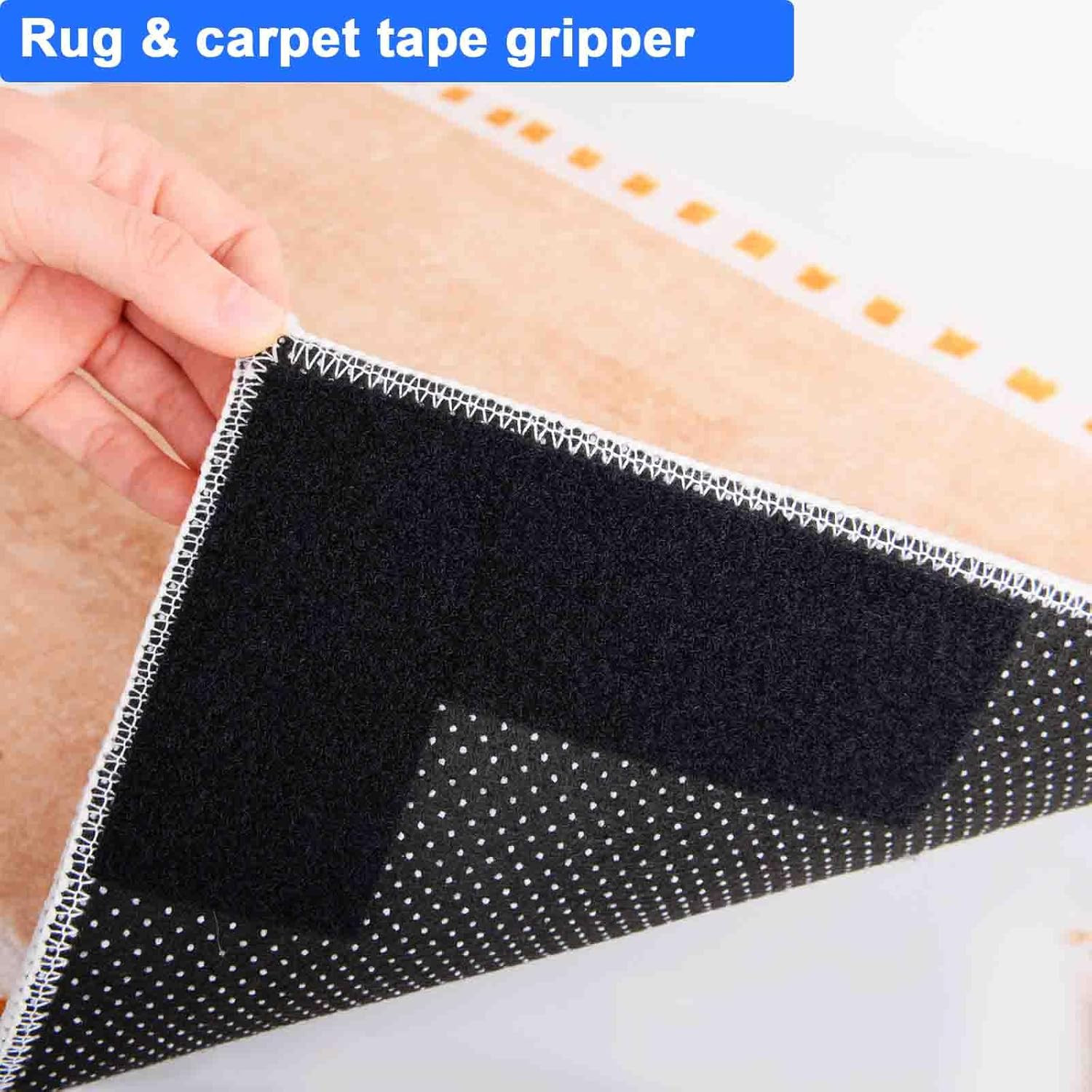 Hook and Loop Tape 1In X 20Ft, Slef Adhesive Interlocking Strip, Mounting Tape H