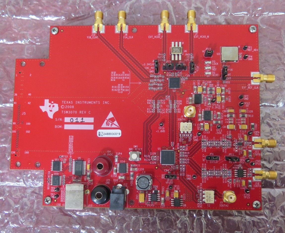 R201460 Texas Instruments TSW3070 Rev c Waveform Board