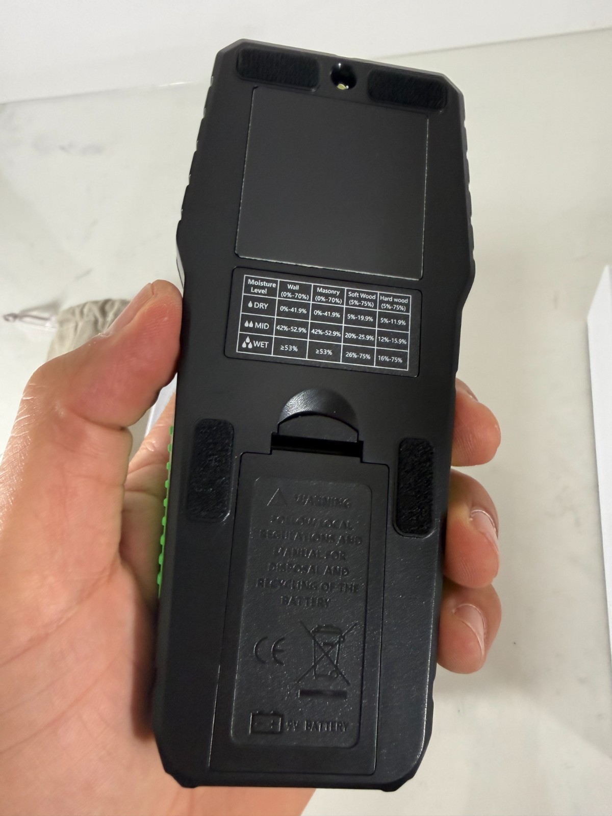 R&D Instruments MT-28 Pinless Digital Moisture Meter Multi-Material