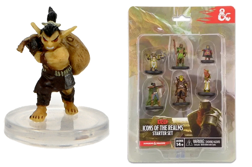 Loot Goblin Promo Miniature + Icons of the Realms Starter Set WizKids 72778 D&D