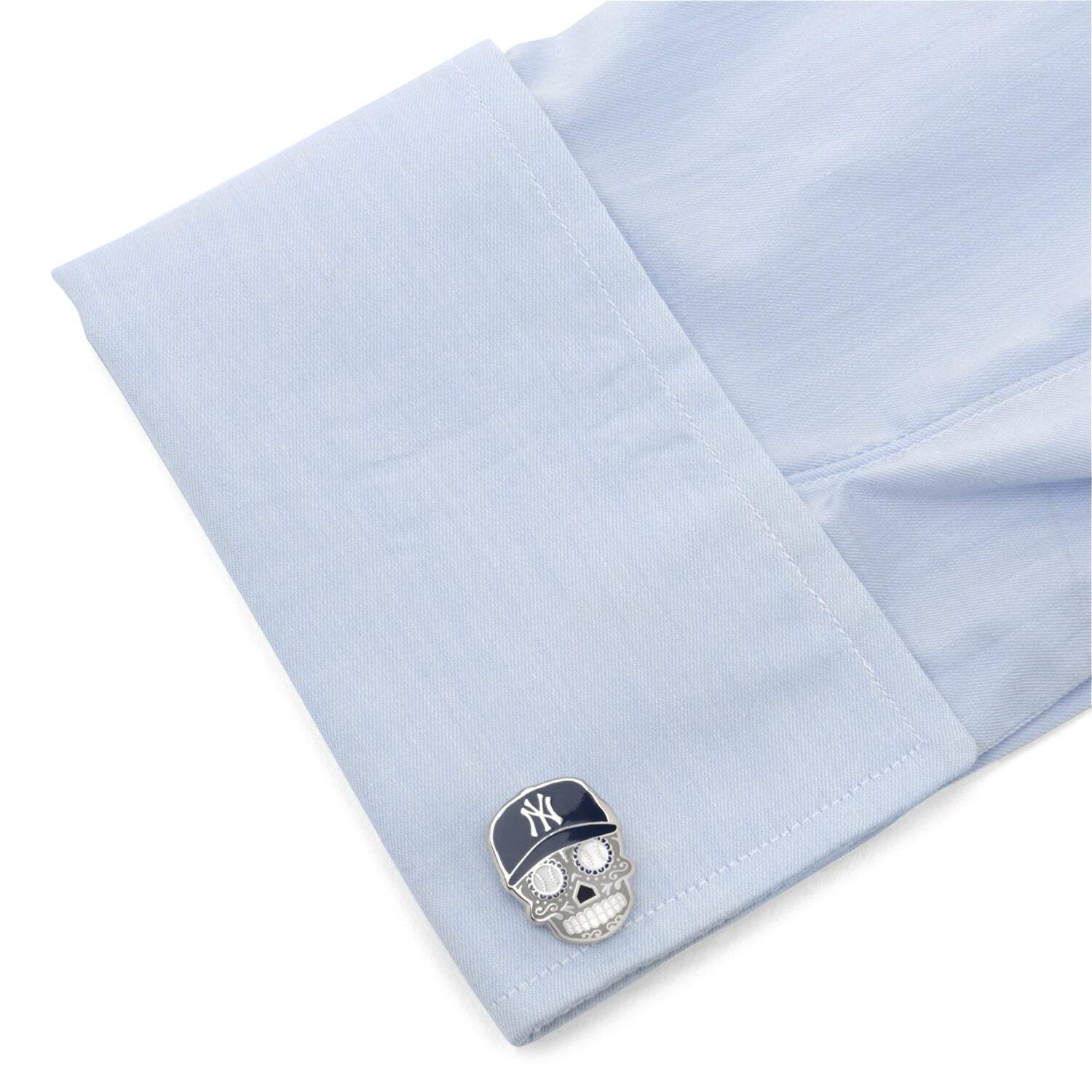 MLB New York Yankees Sugar Skull Cufflinks