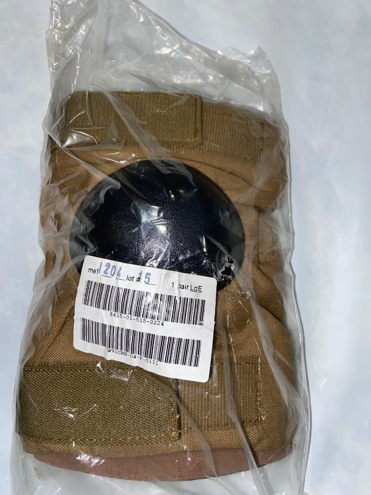 Genuine US Military Tactical Bijan's USMC Elbow Pads, Coyote *** Large, NIB