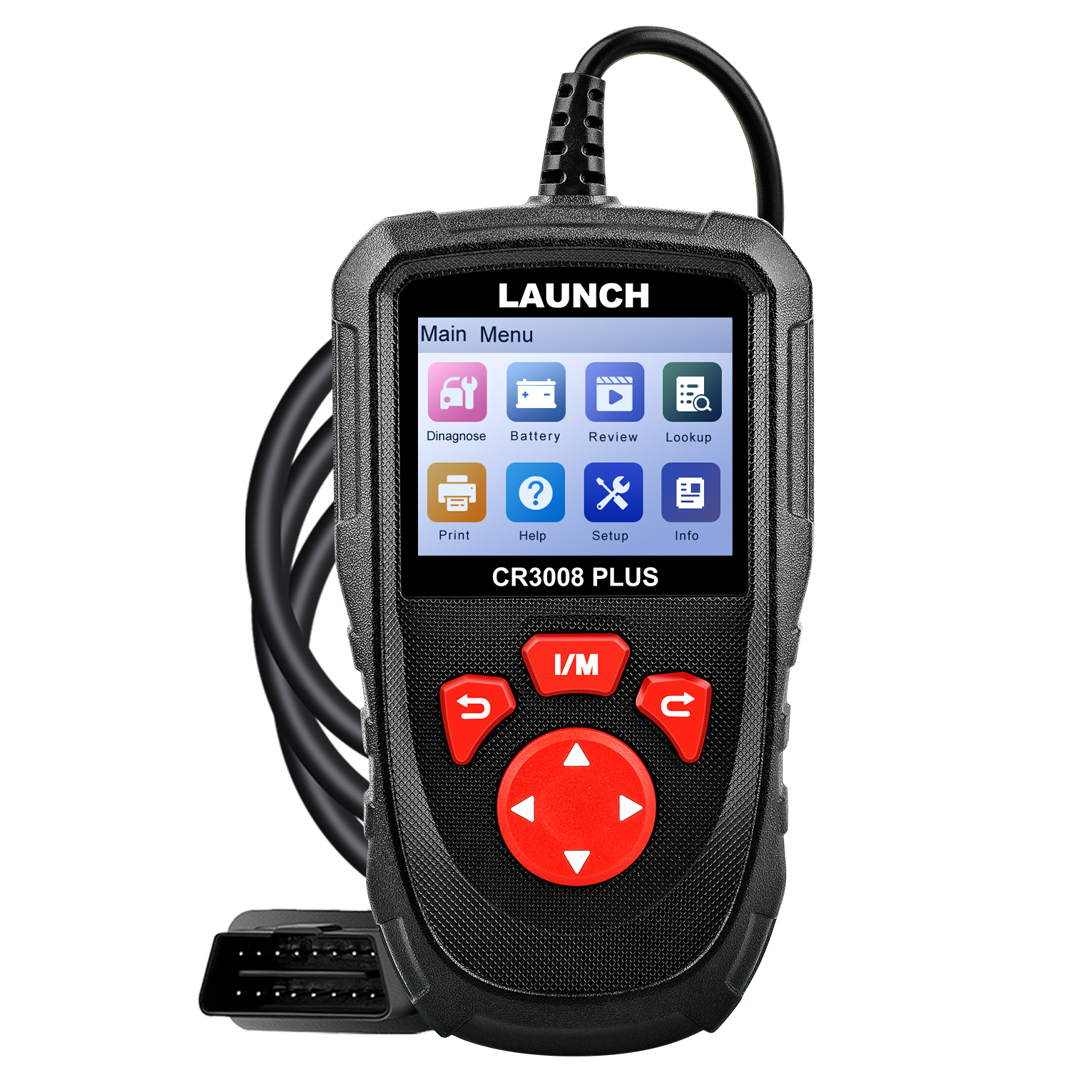 LAUNCH CR3008 Plus OBD2 Scanner Code Reader Check Engine OBD Car Diagnostic Tool