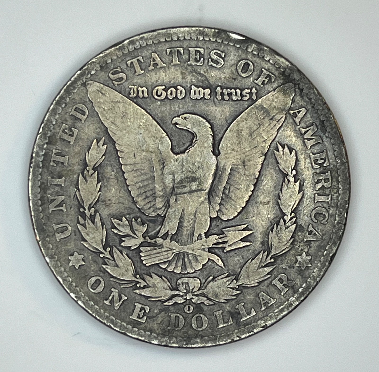 1902-O Morgan Silver Dollar ERROR Closed #2 *MD169