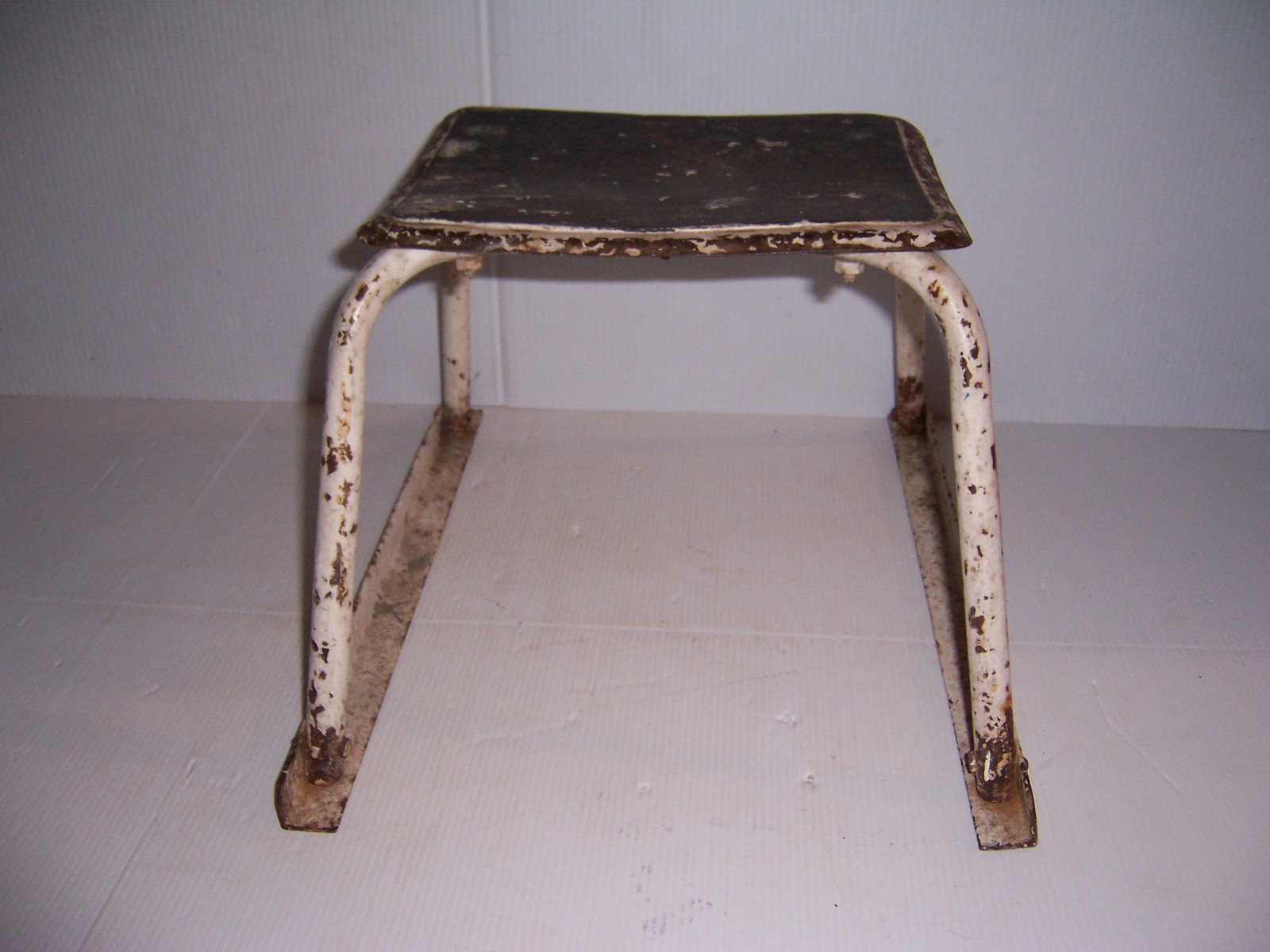 Vintage Metal Kitchen Utility Stool