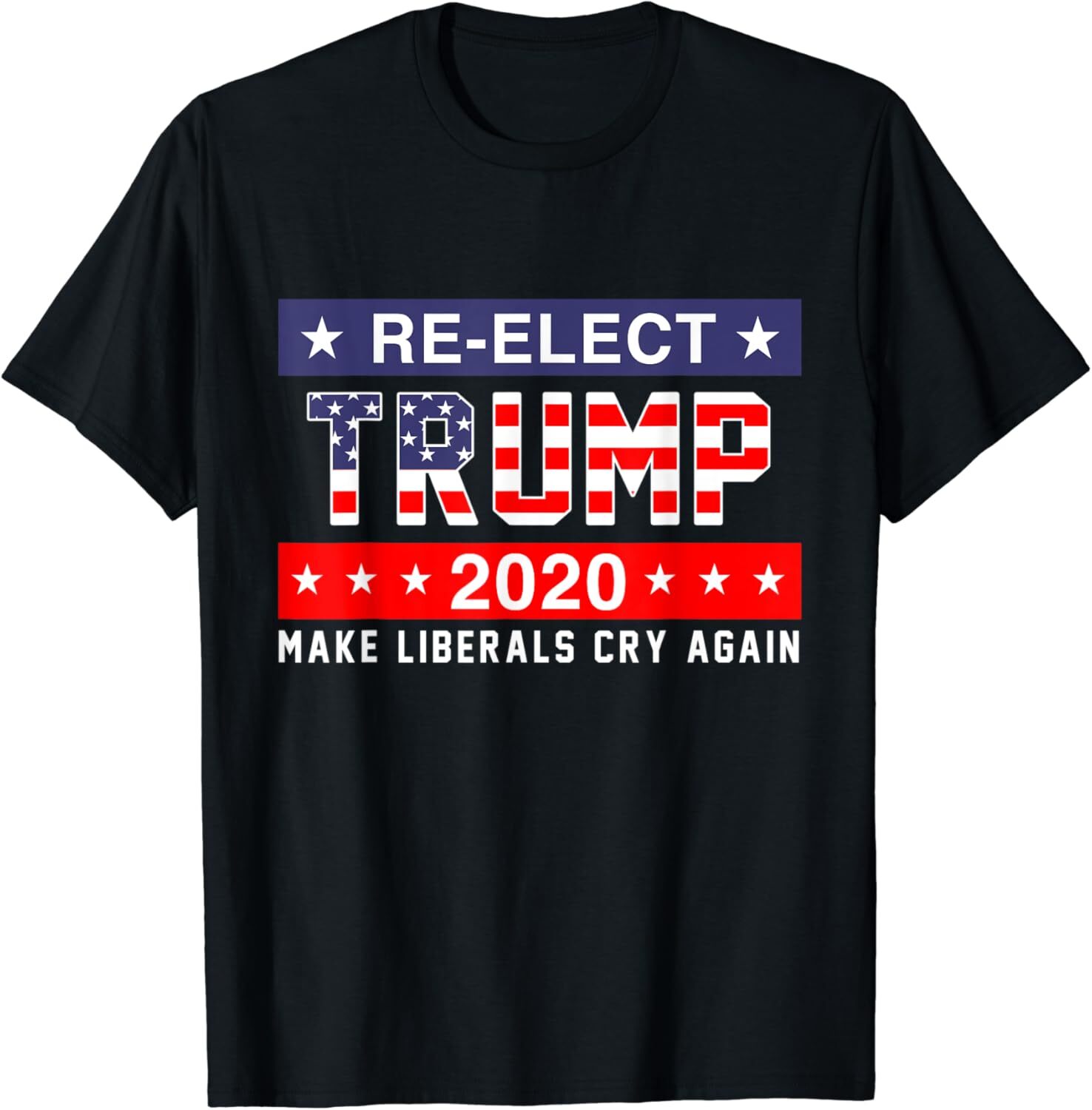 Shirt, Make Liberals Cry Again T-Shirt Small, Black