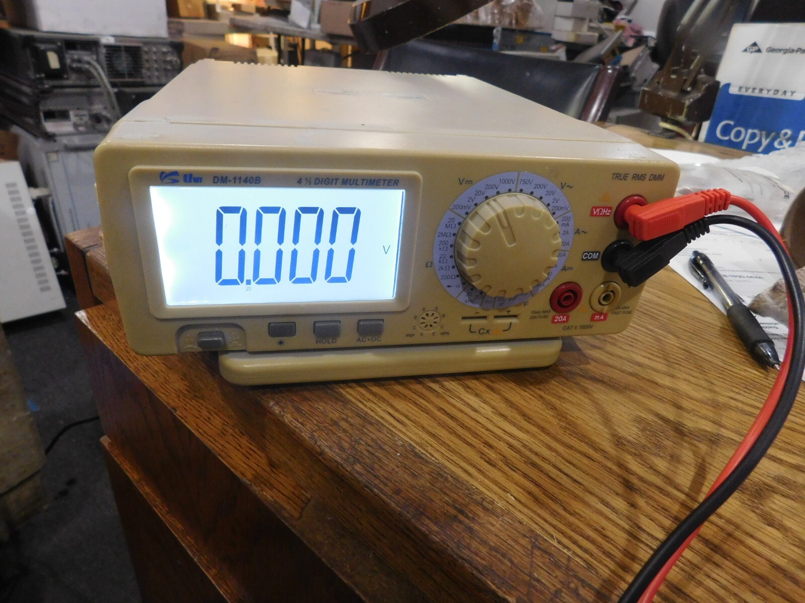 UniSource  Model: DM-1140B.  4½ Digit Multimeter.  Good Used Spares Inventory.