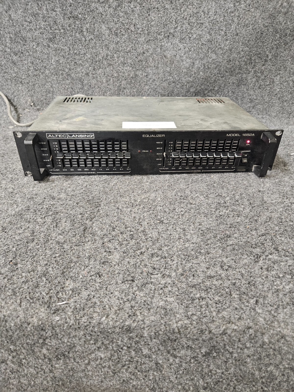 Altec Lansing 1652A, Stereo Graphic Equalizer