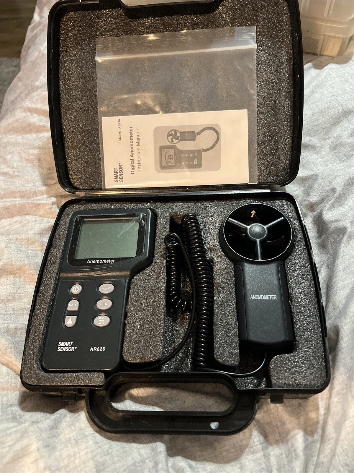 smart sensor digital Anemometer Ar826