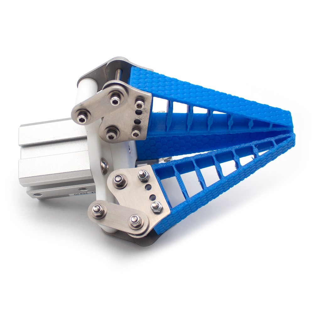 Pneumatic Three-Finger Bionic Flexible Robotic Gripper, Soft Adaptive Air Clamps