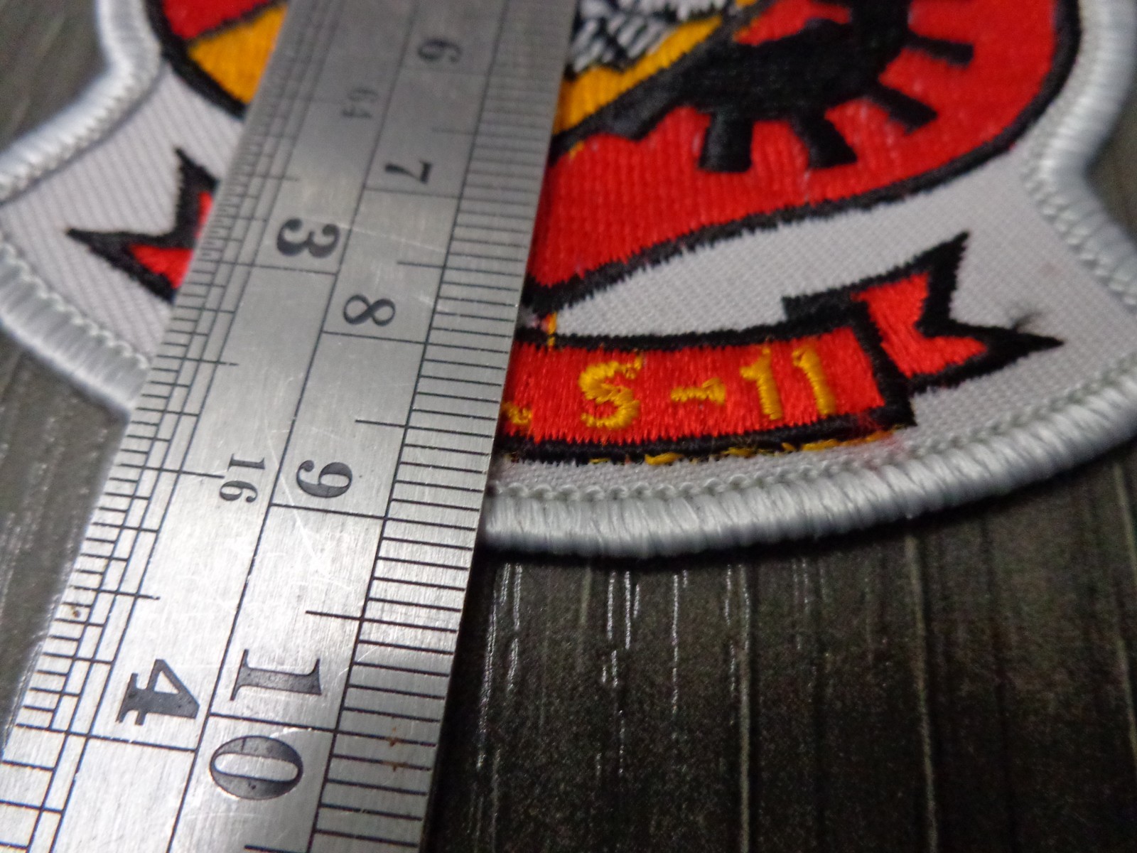 3" MARINE CORPS H&MS-11 SHIELD LOGO AIR WING EMBROIDERED PATCH COLOR NEW