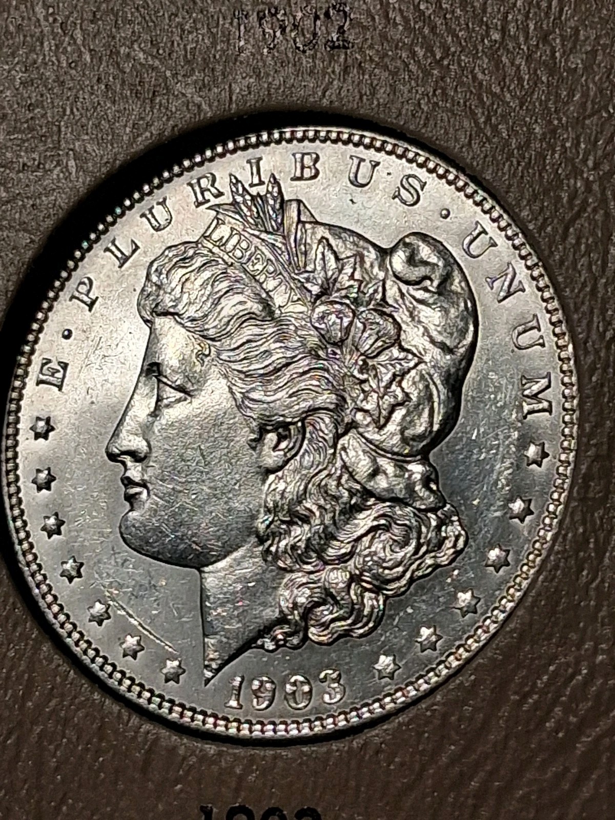 1903-P MORGAN SILVERDOLLAR. MS/++++ /CHOICE  BU.
