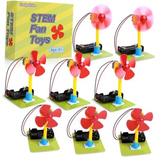 STEM Toys Science Kits, 8 Bulk Electric Circuit Kit for Kids Classroom, STEAM