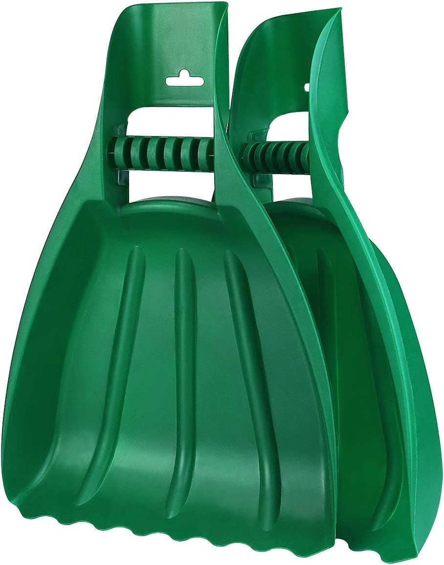 Oversized Leaf Scoops - Comfortable Hand Rake for Effortless Leaf Collection