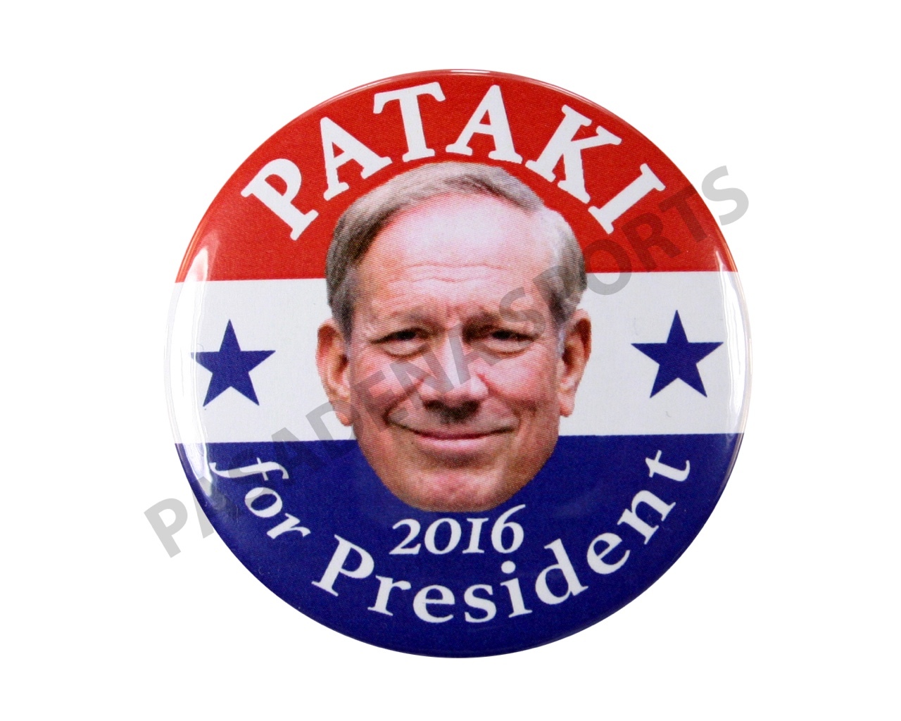 2016 GEORGE PATAKI for PRESIDENT 2.25" CAMPAIGN BUTTON, gpds