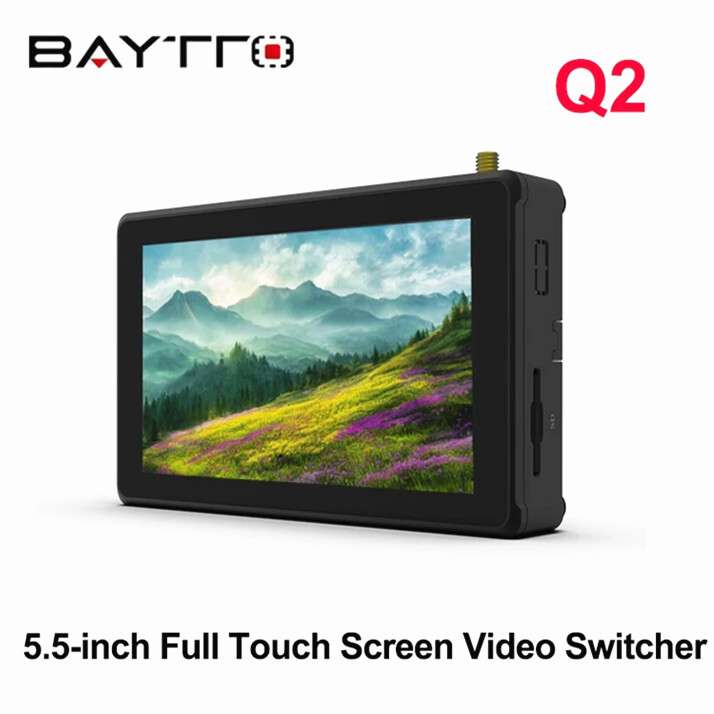 BAYTTO OLIVE Q2 5.5" 2-CH 3D-LUT HDMI Live Steaming Video Switcher Touch Monitor