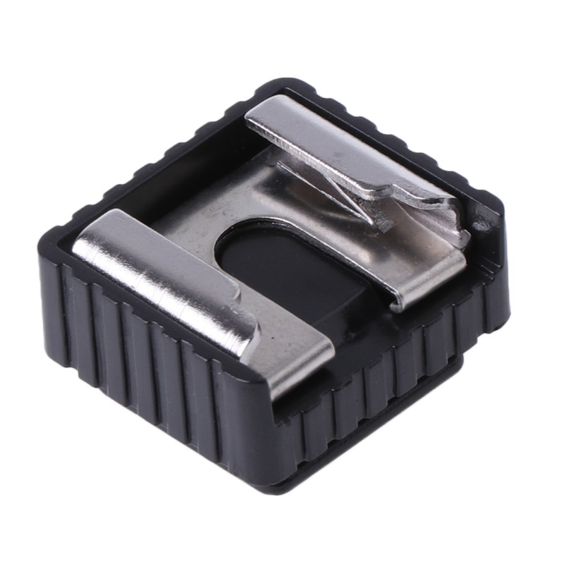 Hot Shoe Mount Adapter To 1/4" Screw for Head Thread For Studio Light Stand
